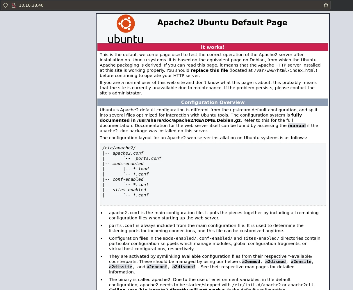 Apache Ubuntu default